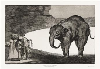 FRANCISCO JOSÉ DE GOYA Three etching and aquatints.